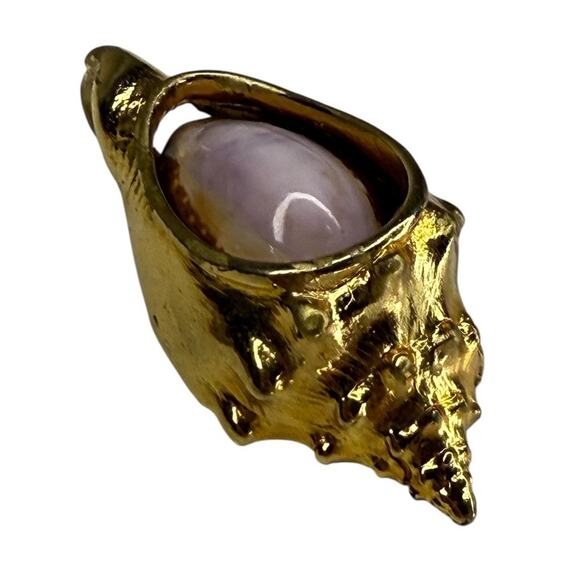 Vintage Swoboda Sea Shell Pendant Rare Piece - Picture 5 of 12